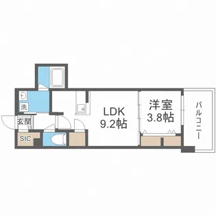 RJRプレシア南堀江【5階】の間取り