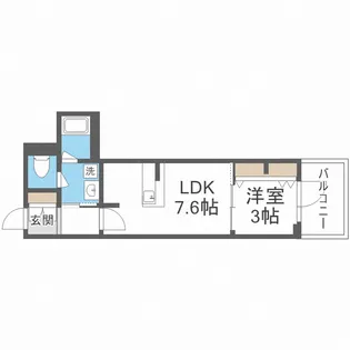 RJRプレシア南堀江【3階】の間取り