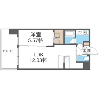 プレジオ森之宮【2階】の間取り