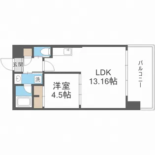 プレジオ森之宮【8階】の間取り