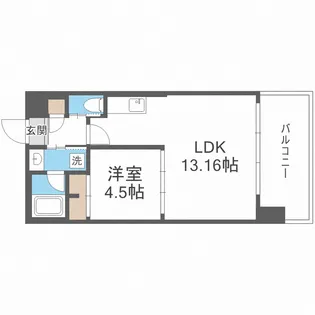 プレジオ森之宮【12階】の間取り