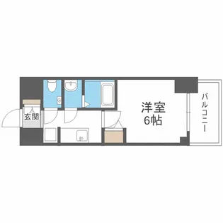 アドバンス大阪ストーリア【9階】の間取り