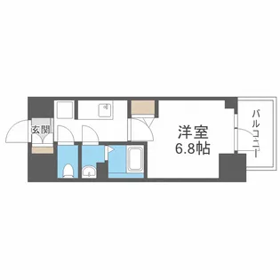 アドバンス大阪ストーリア【12階】の間取り