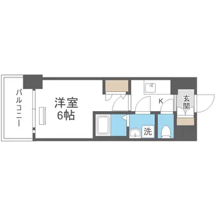 エスリード弁天町ルシェンテ【10階】の間取り
