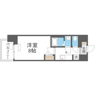 プレサンス大正フレンジ【8階】の間取り