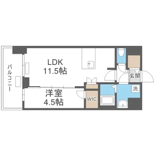 プレサンス大正フレンジ【13階】の間取り