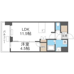 プレサンス大正フレンジ【10階】の間取り