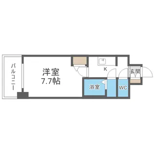 MJC大阪ラフィーネ【5階】の間取り