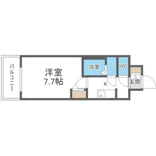 MJC大阪ラフィーネ【3階】の間取り