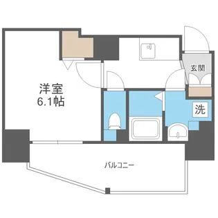 アドバンス大阪フルーヴ【3階】の間取り