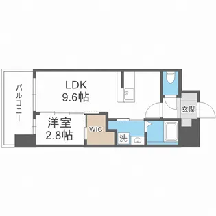 セレニテ難波グランデシュッド【5階】の間取り