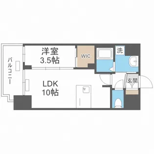 プレサンス塚本ミッドネクスト【12階】の間取り