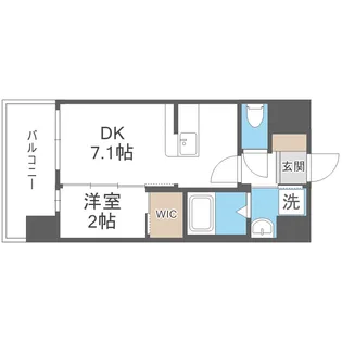 セレニテ難波ミラク壱番館【904号室】の間取り
