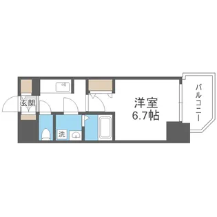 ファーストフィオーレ大阪城イースト【3階】の間取り