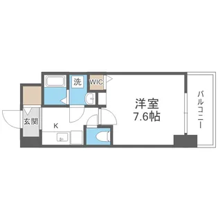 ベイサイドパークOSAKAノースレジデンシス【912号室】の間取り