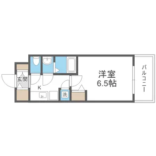 ベイサイドパークOSAKAノースレジデンシス【704号室】の間取り