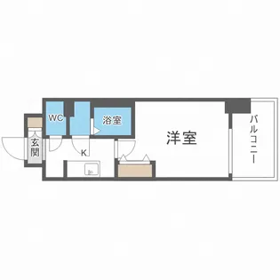 フォーリアライズ大正ノーブル【902号室】の間取り