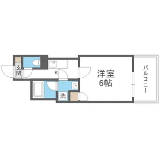 Luce Kujonishi【11階】の間取り