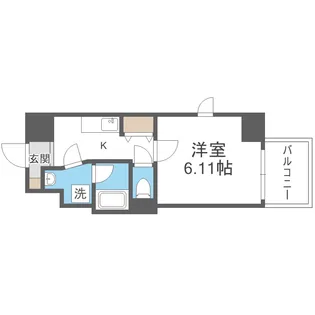 Luce Kujonishi【10階】の間取り