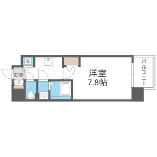 カーサレグラス城東セントラル【510号室】の間取り