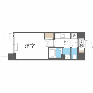MELDIA CREST大阪ベイ SOL TERRACE【6階】の間取り