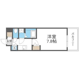 カーサレグラス城東セントラル【509号室】の間取り
