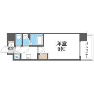 カーサレグラス城東セントラル【403号室】の間取り