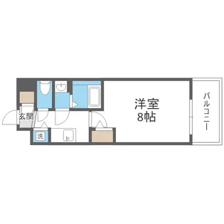 カーサレグラス城東セントラル【304号室】の間取り