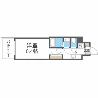 Via Lattea(ヴィア ラッテア)【4階】の間取り