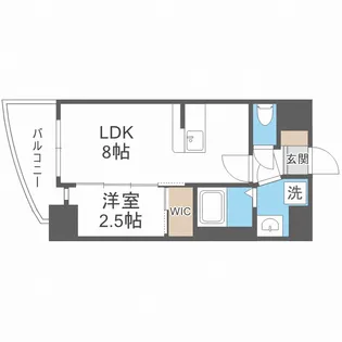 セレニテ天六ミラク【3階】の間取り