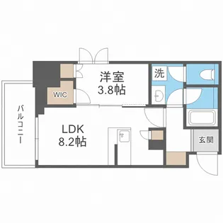 ルフォンプログレ堺筋本町タワーレジデンス【6階】の間取り