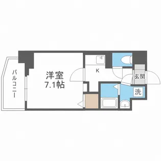 Metrosa深江橋【2階】の間取り