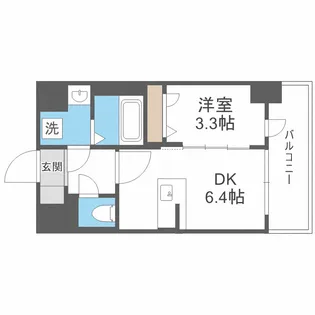 JMFレジデンス都島【202号室】の間取り
