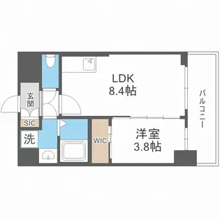 エスリードレジデンス梅田マークス【3階】の間取り