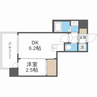 セレニテ天六ミラク【8階】の間取り