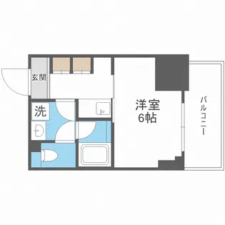 ルフォンプログレ堺筋本町タワーレジデンス【8階】の間取り