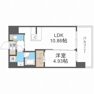 プレジオ天神橋ASIAN【3階】の間取り