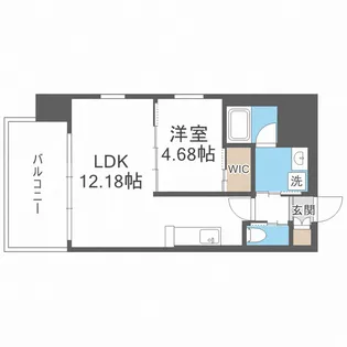 プレジオ天神橋ASIAN【10階】の間取り