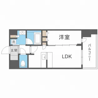スプランディッド難波キャトル【11階】の間取り