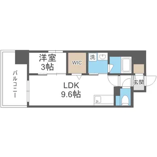 リヴェント難波サウス【10階】の間取り