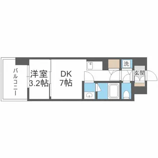 リヴェント難波サウス【6階】の間取り