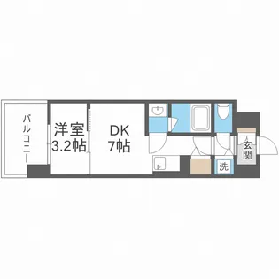リヴェント難波サウス【6階】の間取り