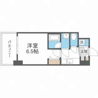 スプランディッド阿倍野【3階】の間取り