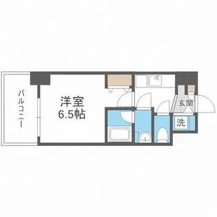 スプランディッド阿倍野【13階】の間取り
