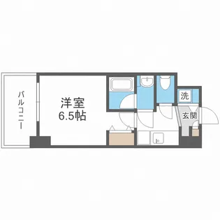 スプランディッド阿倍野【13階】の間取り