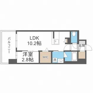 リヴェント難波サウス【5階】の間取り