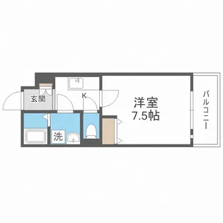 リヴィアス北大阪BREZZA【4階】の間取り