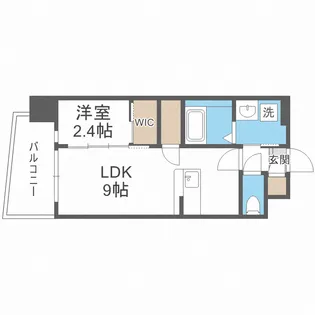 セレニテ天六リアン【3階】の間取り