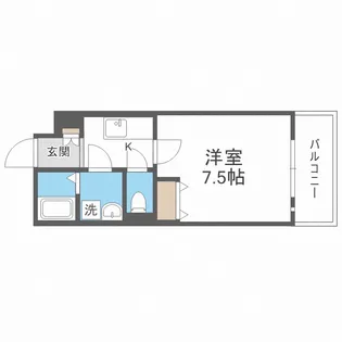 LIVIAZ KITAOSAKA BREZZA【4階】の間取り