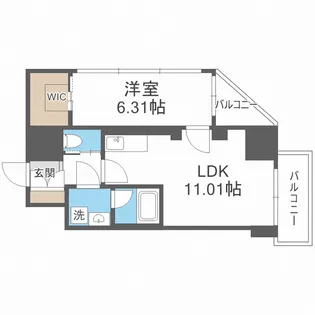 Vinoプレジオ本町【2階】の間取り